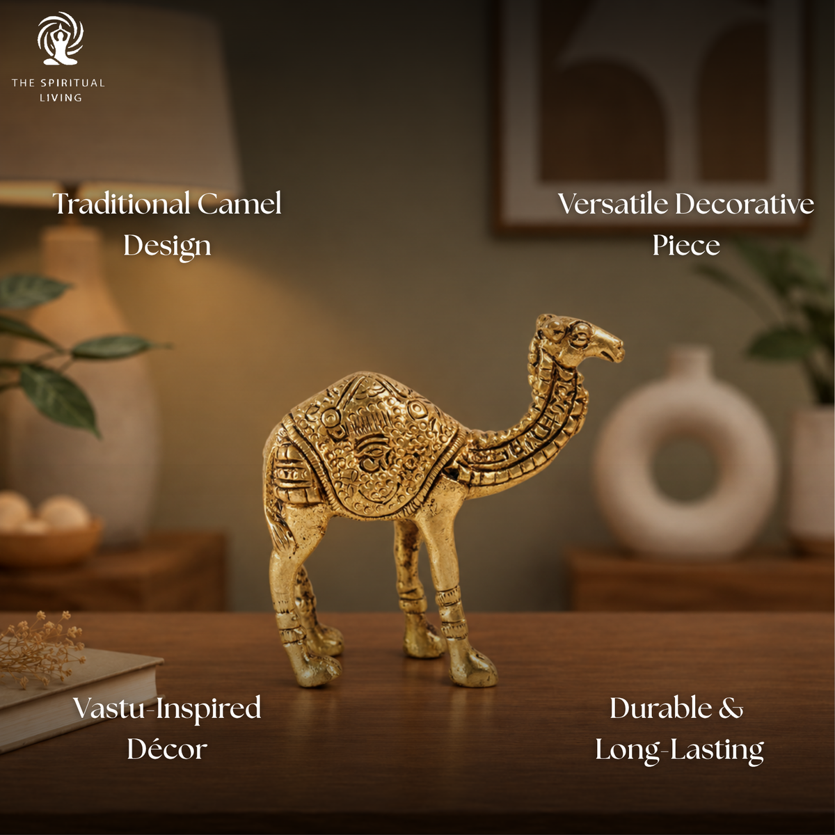 Brass Camel Statue for Vastu - 3 Inch