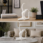 White Lady Statue | 7 Inch | Aesthetic Home Decor Figurine | Living Room & Office |