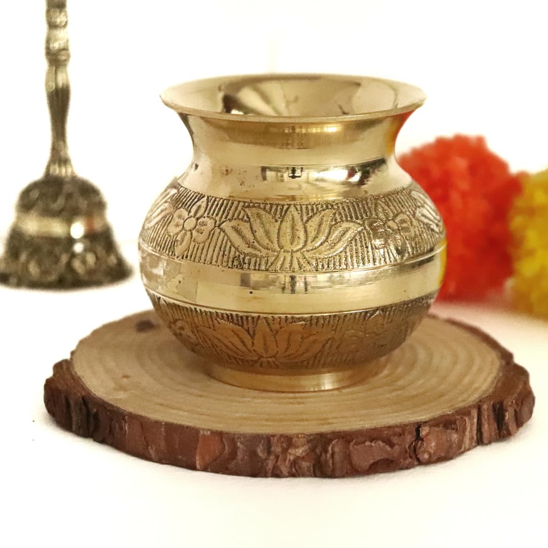 Brass Lota for Puja - 3 Inch