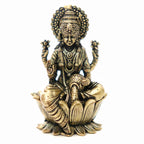 Pure Brass Lakshmi Devi Idol | 2 Inch | Idol For Pooja Room - Home Decor |