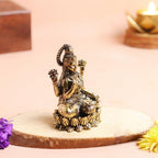 Brass Lakshmi Devi Idol | 3 Inch | Mata Murti | Pooja Room |