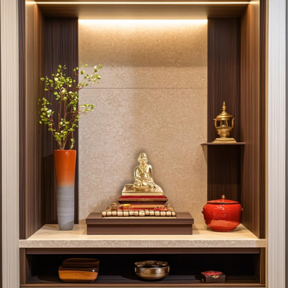 Brass Swami Samarth - 2.5 Inch