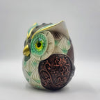 Premuim Green Owl Statue for Good Luck I 4.5 Inch |  उल्लू | Figurine | Showpiece |