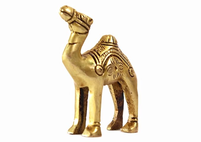 Fine Crafted Brass Camel
