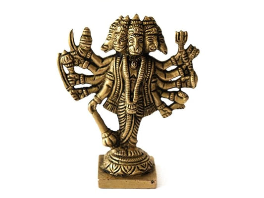 Panchmukhi Hanuman Murti (Brass)