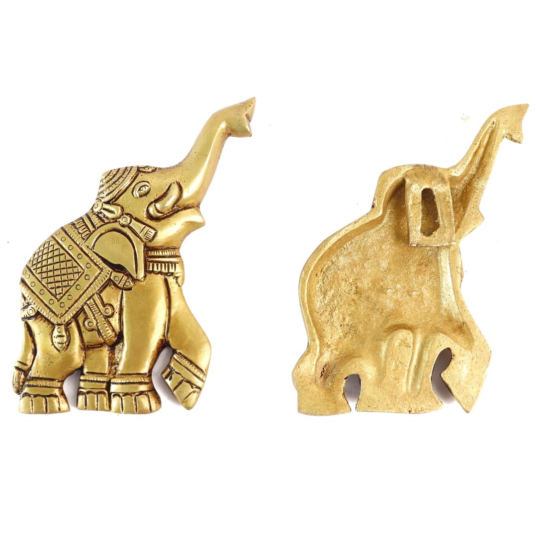 Elephant Wall Hanging Decor | 5 Inch | Main Door | Vastu Decorative | Figurine |