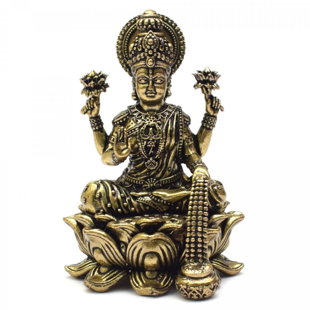 Brass Laxmi Ji Murti - 2.5 Inch