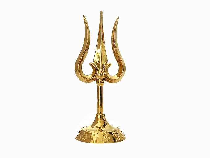 Zinc Metal Trishul - 4 Inch