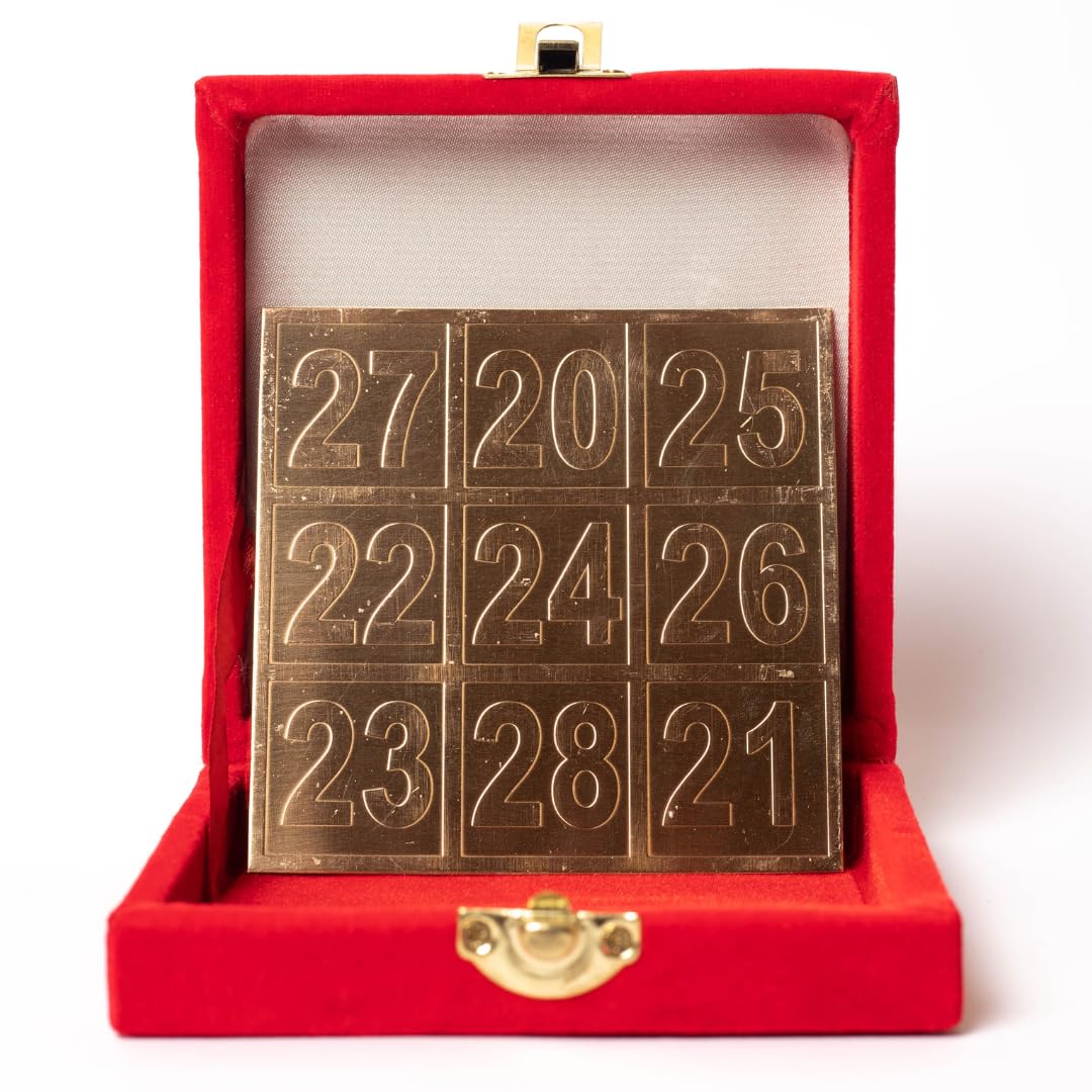 Copper Kuber Card of Abundance for Wallet - 2 Inch - 2 Pcs