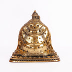 Brass Tulja Bhavani Murti | 3 Inch | Avatar of Goddess Parvati |  Home Temple | Housewarming | Navratri Gift | जय भवानी |