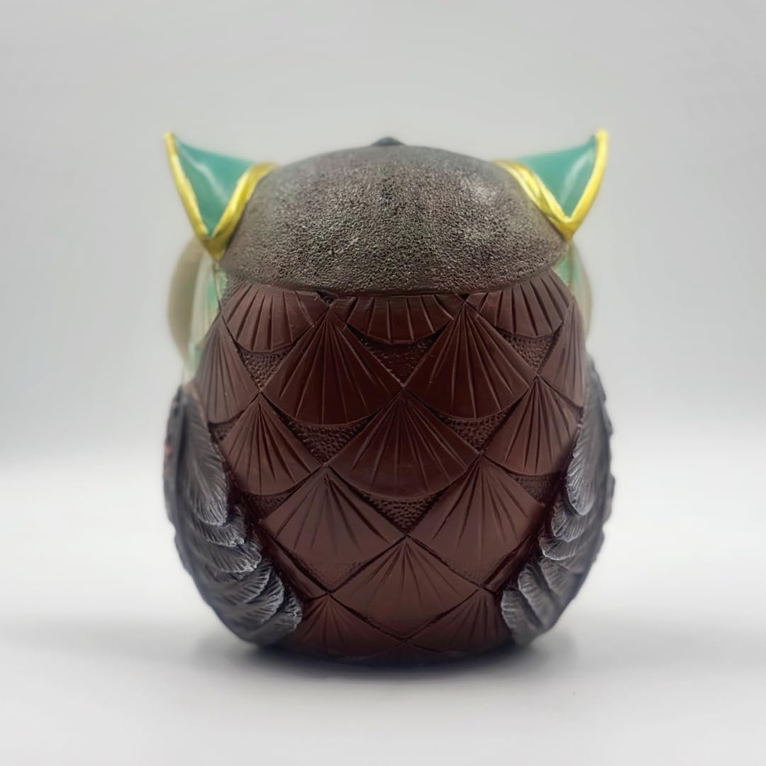 Premuim Green Owl Statue for Good Luck I 4.5 Inch |  उल्लू | Figurine | Showpiece |