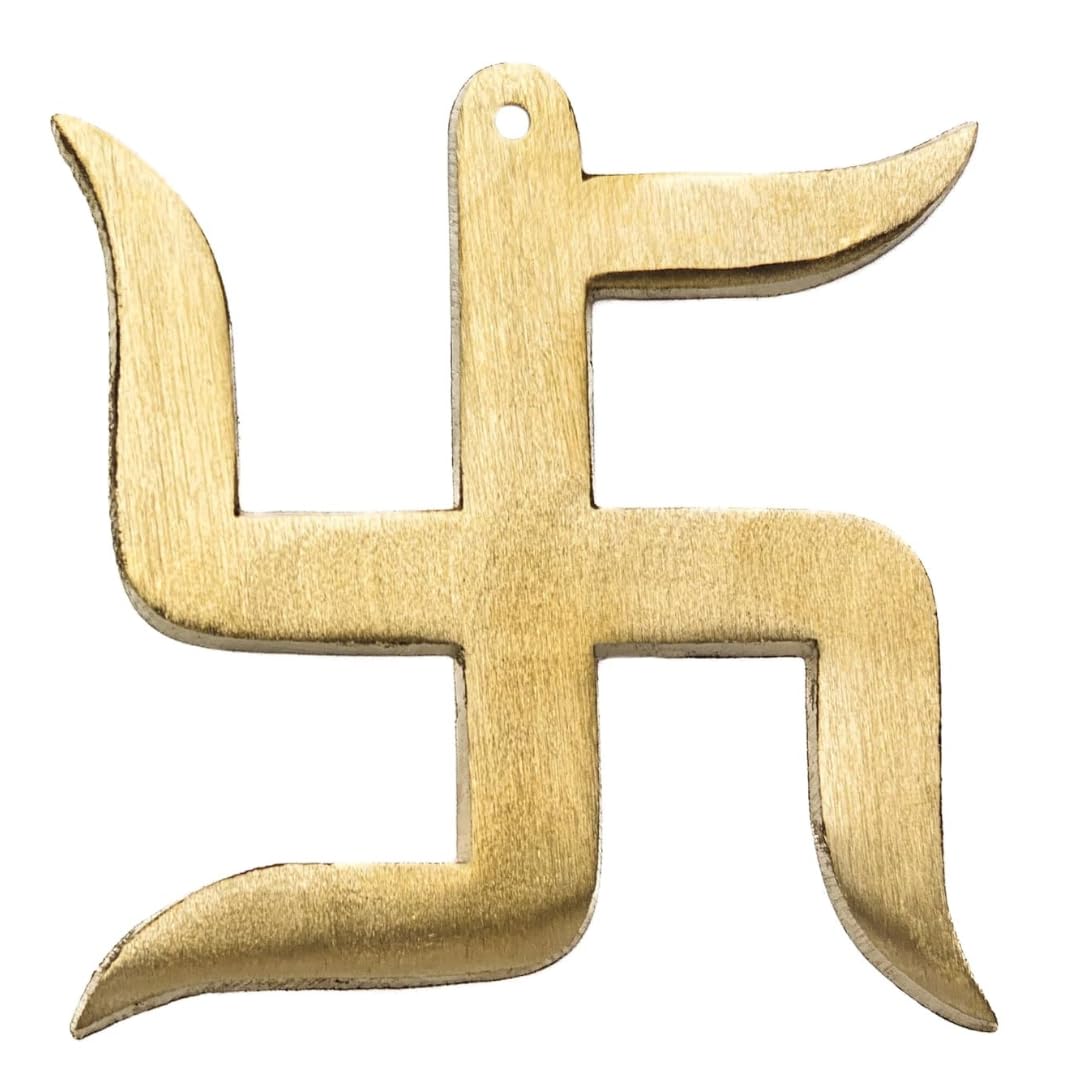 Brass Swastik for Door Entrance | 3 Inch | for Vastu | Pital Ka Swastik |  Vastu Remedy | Swastika |