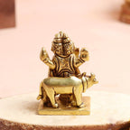 Pure Brass Dattatreya Swamy Idol | 3 Inch | Idol for Puja |Statue of Lord Dattatreya | Datta Sculpture | Murti | Pital |