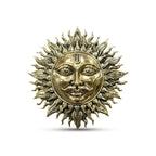 Brass Sun Wall Hanging | 3 Inch | God Idol | Surya Bhagwan Murti | Suraj Vastu | Housewarming | Main Door Entrance |