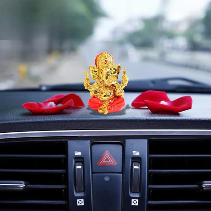 Ganesha Idol for Car Dashboard - 3.75 Inch