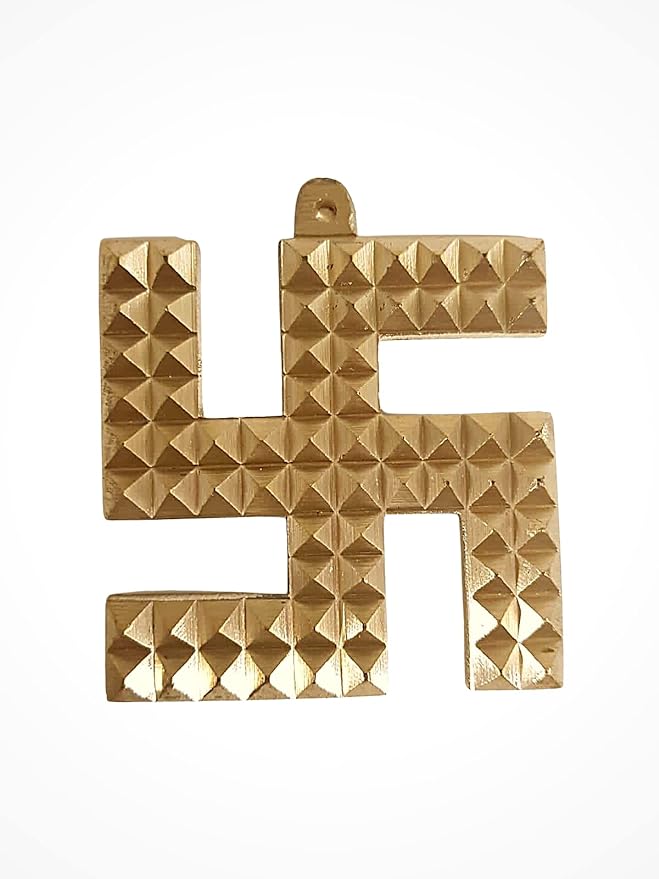 Brass Swastik Pyramid
