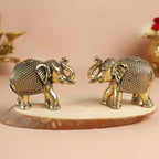 Elephant Statue for Good Luck | 2.5 Inch - Set of 2