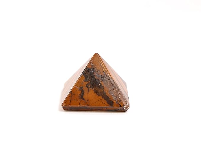 Natural Tiger Eye Crystal Pyramid