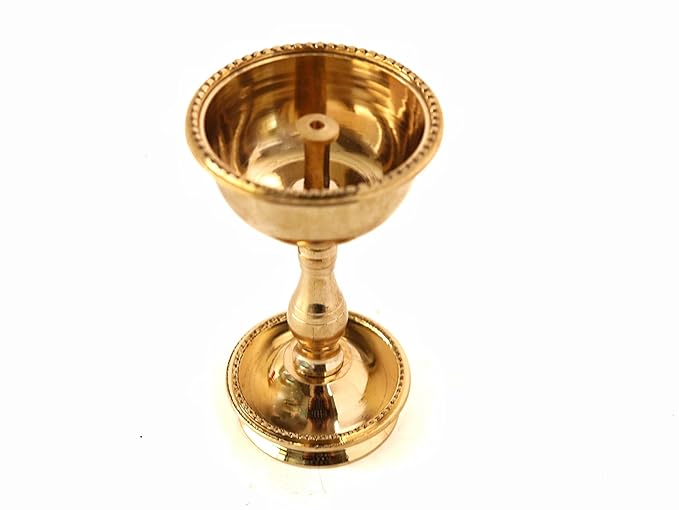 Brass Udupi Nanda Akhand Jyoth Diya