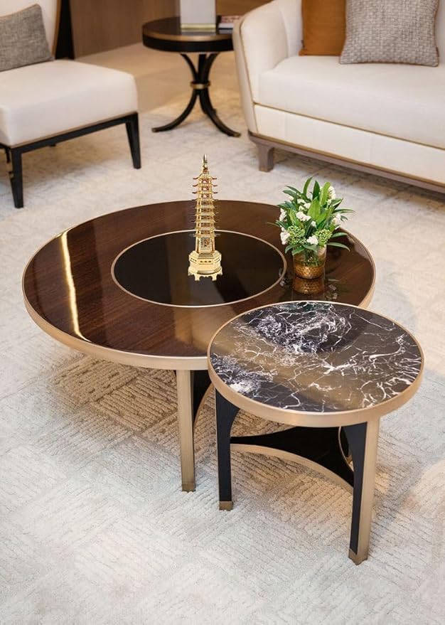 Gold Finish Pagoda Metal Tower