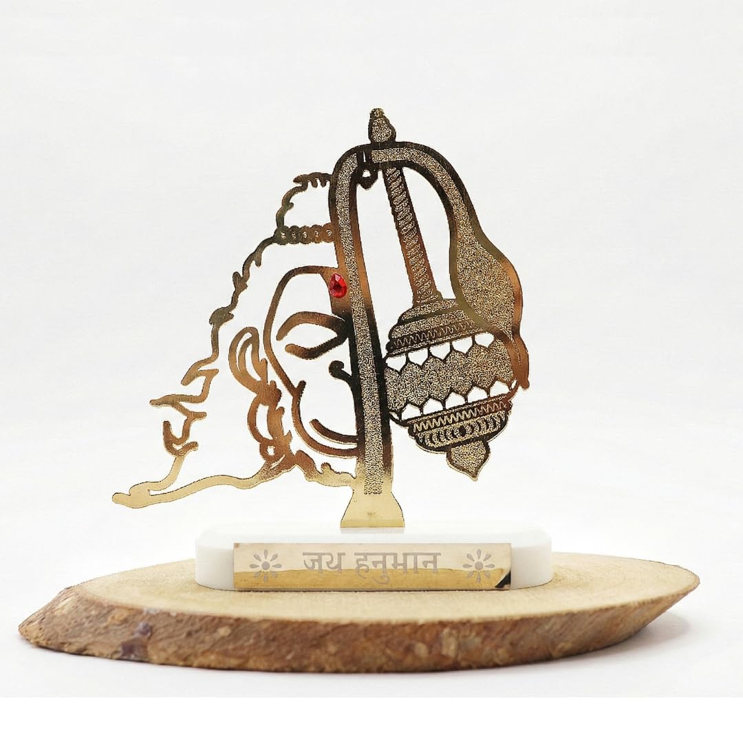 Hanuman Ji for Car Dashboard | 4.5 Inch | Office Desk | Study Table | Statue | जय श्री राम |