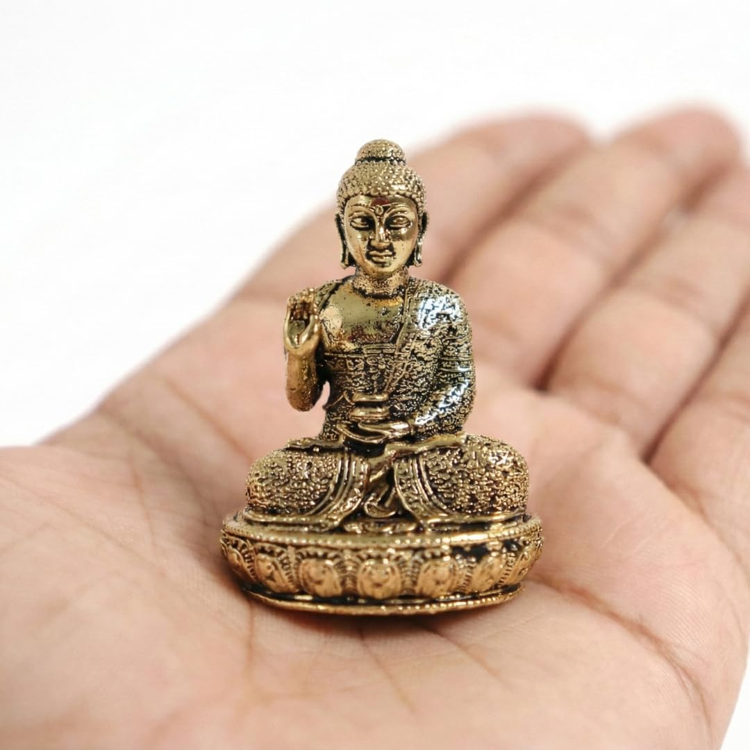 Lord Gautam Buddha Statue | 1.5 Inch | Small Murti Idols |