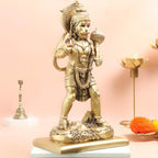 Resin Hanuman Ji Murti | 12 INCH | Big Statue |Bajrangbali Idol | Hanuman with Gada | Sankat Mochan Hanuman |