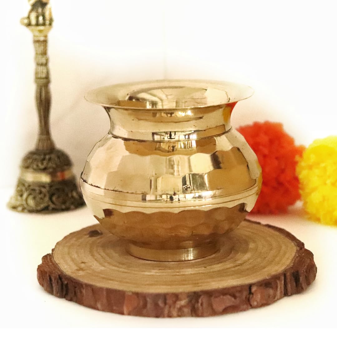 Brass Lota for Puja - 3 Inch