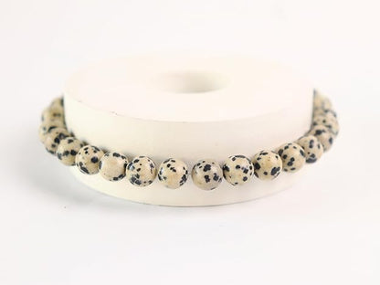 Natural Dalmatian Jasper Bracelet