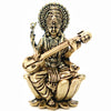 Pure Brass Saraswati Maa God Idol's | 2 Inch | Decoration Items (Saraswati Devi)