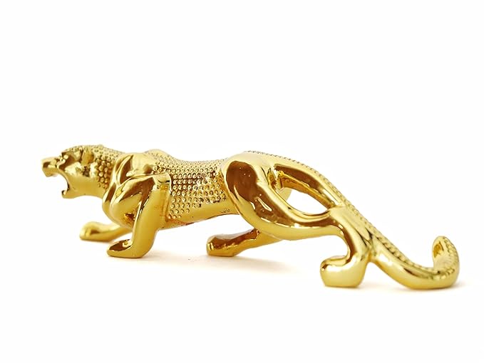 Golden Jaguar Showpiece - 7 inch