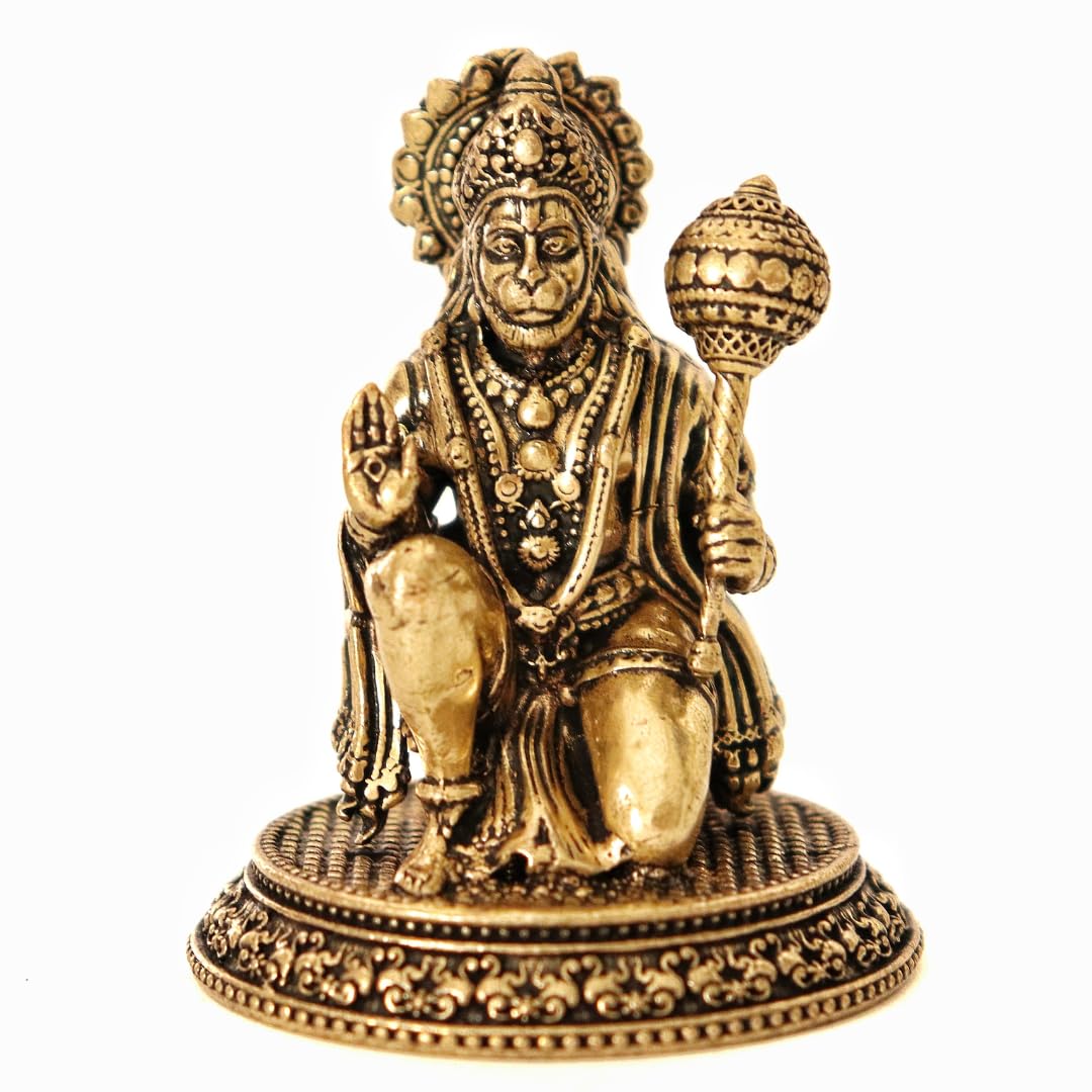 Brass Hanuman Murti - 2.5 Inch