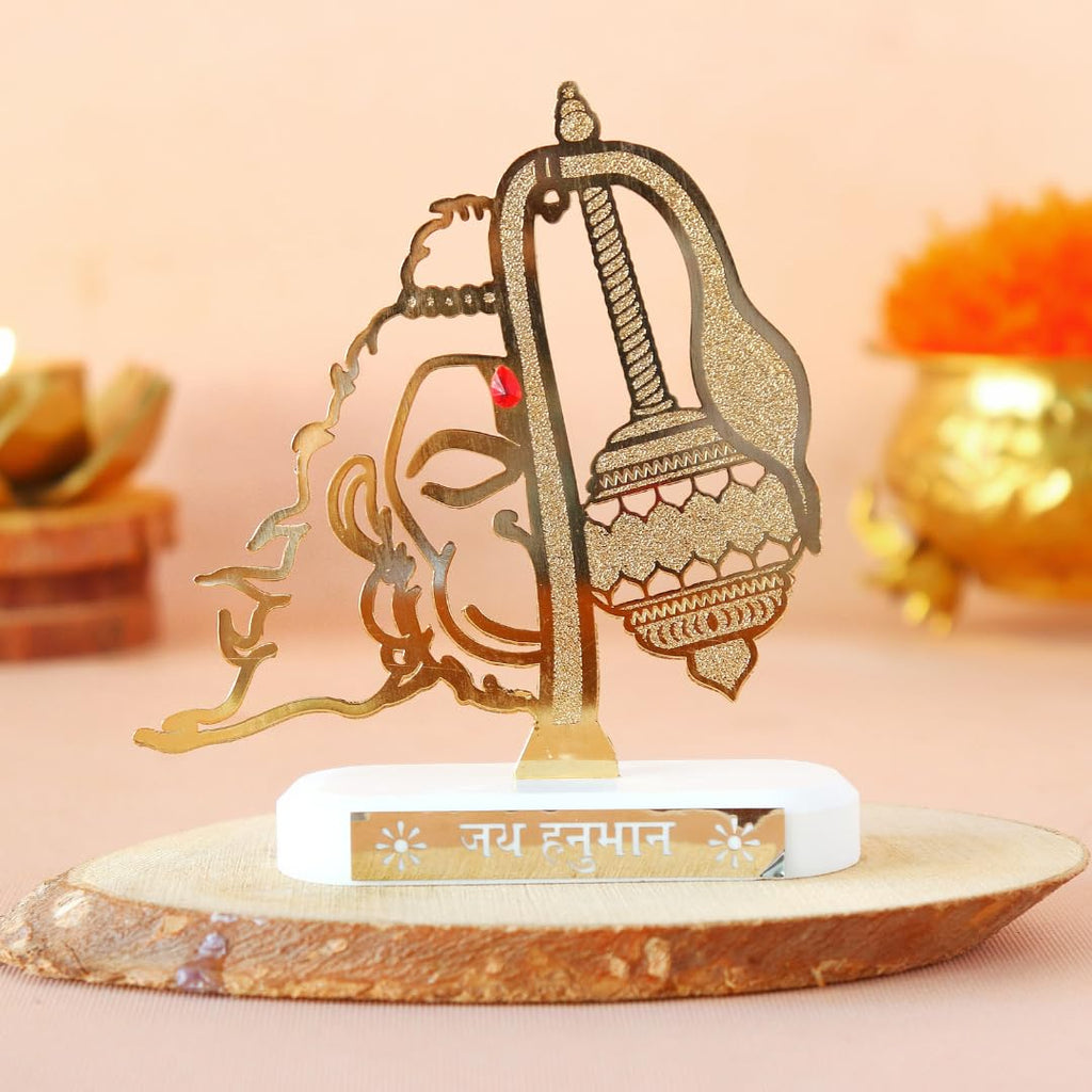 Hanuman Ji for Car Dashboard | 4.5 Inch | Office Desk | Study Table | Statue | जय श्री राम |