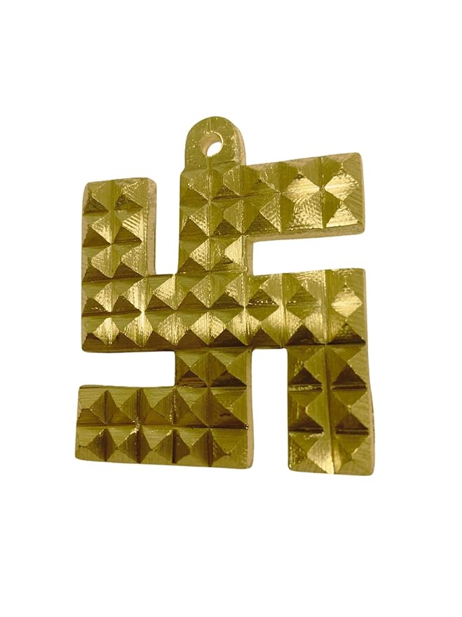 Brass Swastik Pyramid ( 2 Pcs )