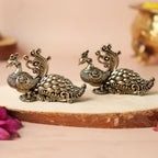 Brass Finecrafted Small Peacock Decoration Items | 2.5 Inch |