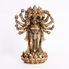 Brass Standing Panchmukhi Ganesh Idol | 6 Inch | Ganesha Murti | Home Temple | गणपति बप्पा मोरया |
