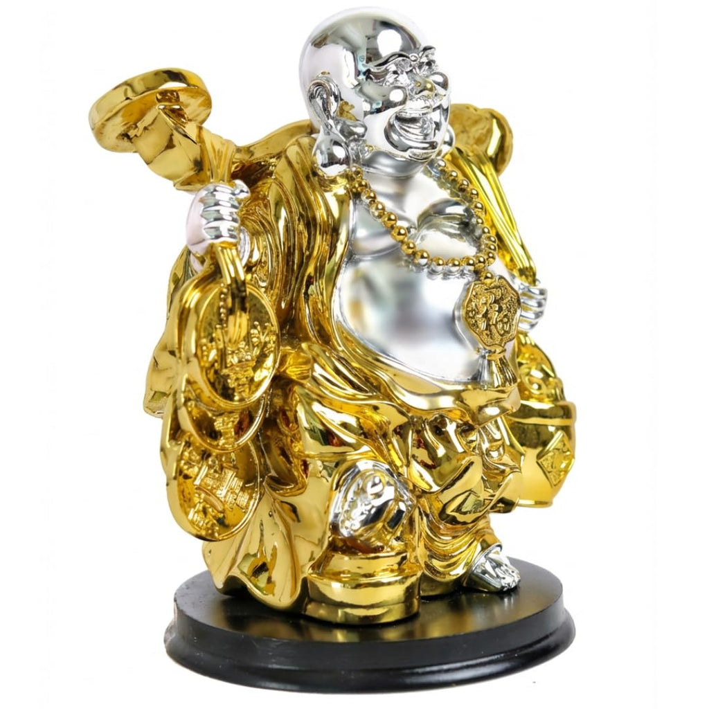 Laughing Buddha for Gift | 7 Inch | Money and Good Luck | Feng Shui Decorative Showpiece | Money | Statue |