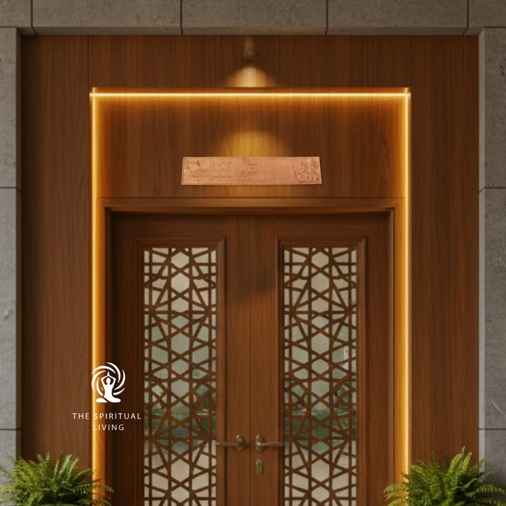 Copper Vastu Sanjay Patti | 10 X 2 Inch | Umbra Patti Vastu | South - South West Vastu Remedy (वास्तु उपाय) | Dwar Patti |
