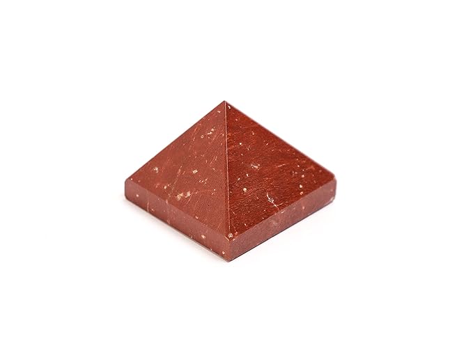Natural Red Jasper Crystal Pyramid