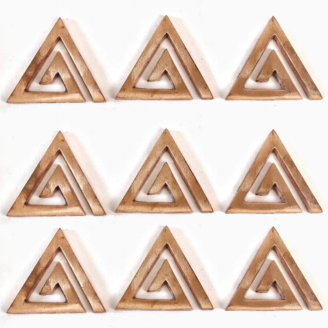 Copper Vastu Helix for South East - 9 Pcs Set