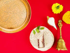 Pooja Aarti Thali (Brass) 8 inch
