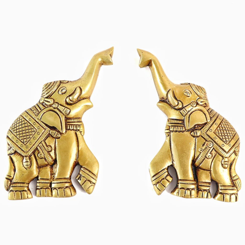 Elephant Wall Hanging Decor | 5 Inch | Main Door | Vastu Decorative | Figurine |