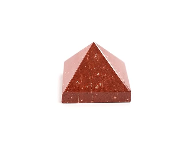 Natural Red Jasper Crystal Pyramid