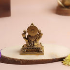 Brass Maa Laxmi Idol | 3 Inch | Laxmi MATA Murti | Pital |  Small Statue |