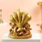 Resin Vishnu Laxmi On Sheeshnag | 6 Inch | Idol | Lakshmi Narayan Idol for Gift |