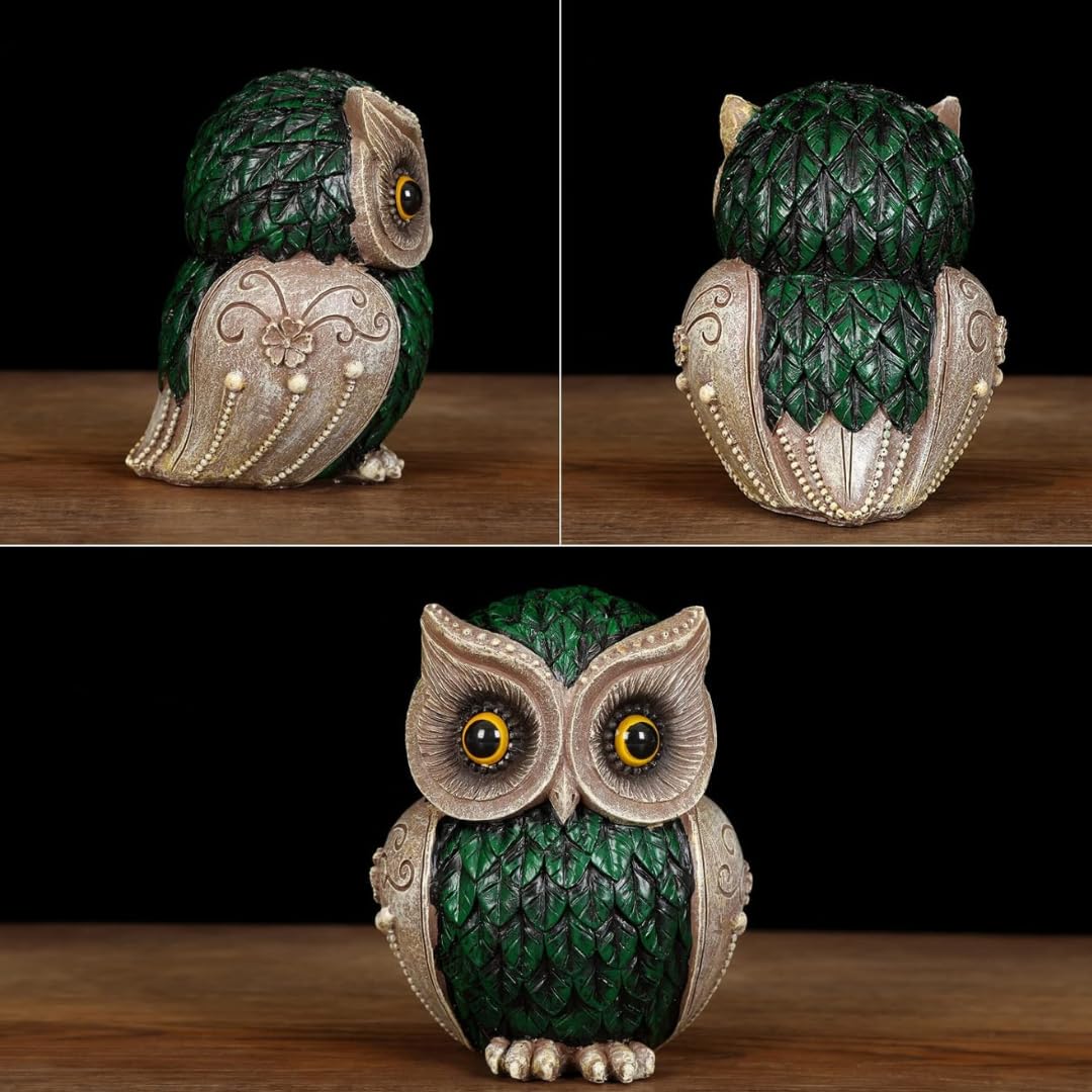 Owl Statue for Good Luck - 4 Inch