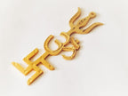 Swastik Om Trishul Trishakti Yantra (Brass) 5 inch
