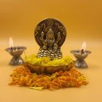 Brass Lakshmi Sitting On Coin Base | 2.5 Inch | Laxmi Idol |