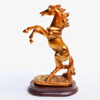 Resin Horse Statue for Home Decor | 4.5 Inch | Uplifted Legs | Feng Shui and Vastu |  Showpiece |
