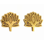 Brass Wall Decoration | 3 Inch | Lotus Wall Decor For Living Room | Pital Kamal Decoration Flower | Pack Of 2 |